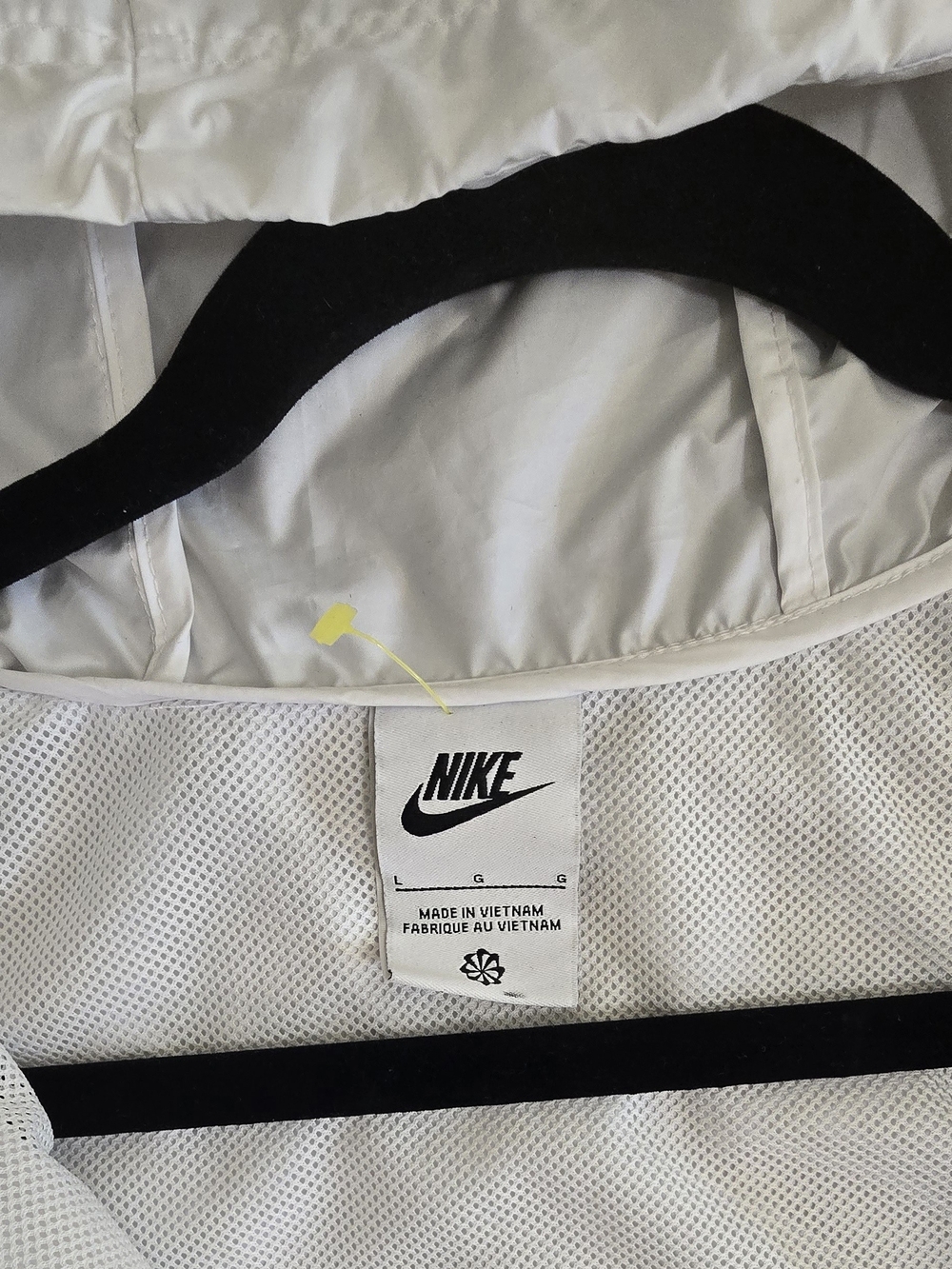 Nike Sportswear Essential Repel Women's Jacket White Large Windbreaker DM6179-10 - Picture 5 of 10